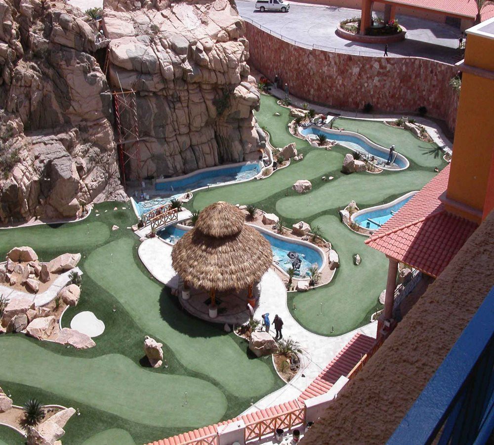 Atlanta artificial putting green