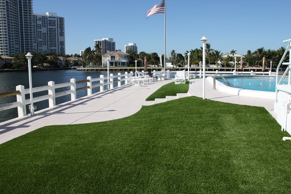 Atlanta artificial grass landscaping