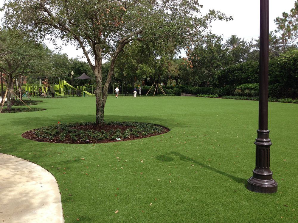 Atlanta commercial artificial grass landscaping