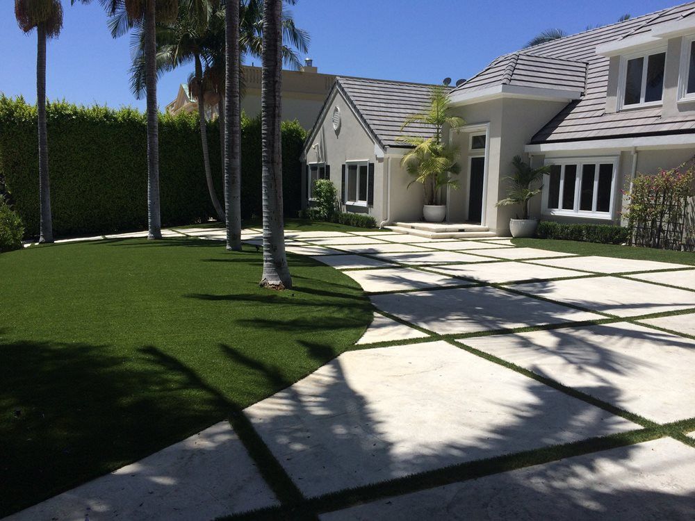 Atlanta artificial grass landscaping